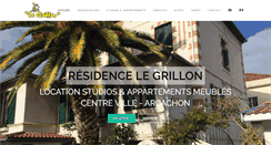 Desktop Screenshot of legrillon33.com